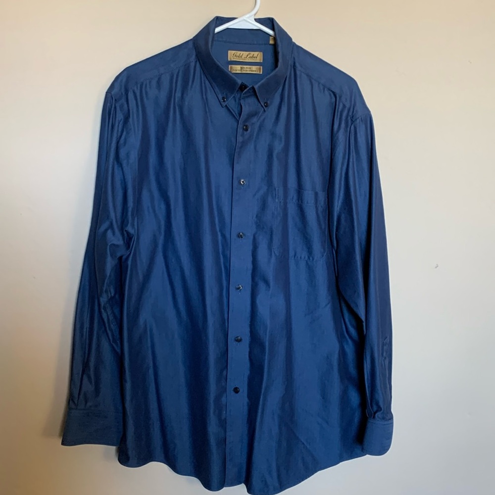 Men’s Gold Label Roundtree & Yorke  Casual Button-down Shirt